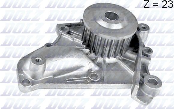 Помпа (водяной насос) Dolz для Toyota Camry 10 (V10, XV10) 1991-1997. Артикул T212