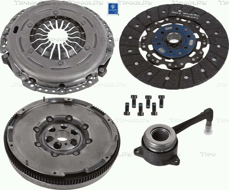 Сцепление (комплект) SACHS ZMS Modul XTend plus CSC для Volkswagen Transporter T5 2012-2012. Артикул 2290 601 165