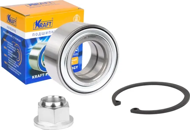 Подшипник ступицы передний (компл.) (Kraft). Артикул KT204648