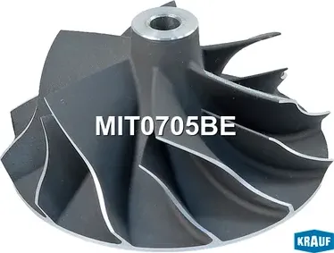 Крыльчатка турбокомпрессора Krauf. Артикул MIT0705BE