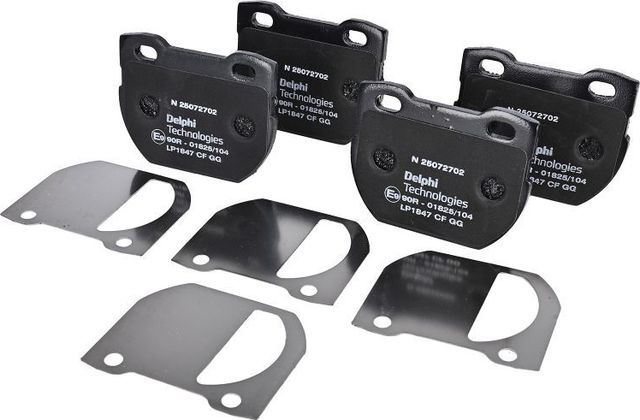 Тормозные колодки Delphi (Low-Metallic). Артикул LP1847