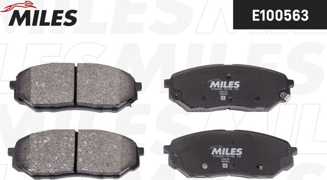 Тормозные колодки Miles (Semi-Metallic). Артикул E100563