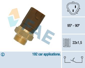 Термовыключатель, вентилятор радиатора FAE. Артикул 36720
