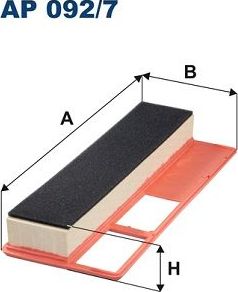 Воздушный фильтр Filtron. Артикул AP 092/7