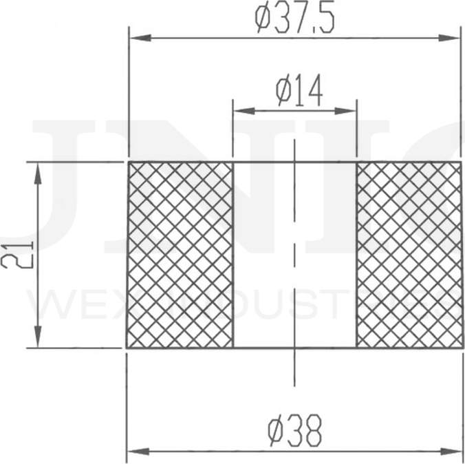 Втулка амортизатора (Unio). Артикул RMP-10009