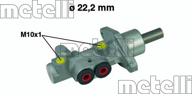 Тормозной цилиндр главный Metelli для SEAT Arosa I 1997-2004. Артикул 05-0492
