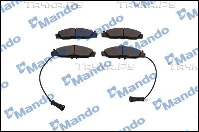 Тормозные колодки Mando передние для SsangYong Musso II 2004-2026. Артикул MPD17
