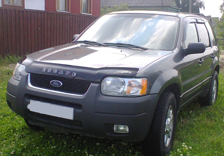 Дефлектор VT52 для капота (широкий) Ford Escape I 2000-2007. Артикул FR02VT