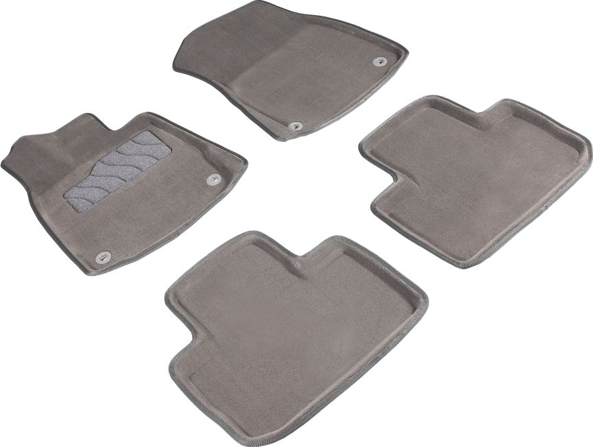 Коврики Seintex 3D ворсовые для салона Lexus IS250 III 2013-2026 СЕРЫЕ. Артикул 86846