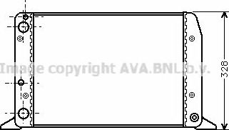 Радиатор охлаждения двигателя AVA. Артикул AIA2028