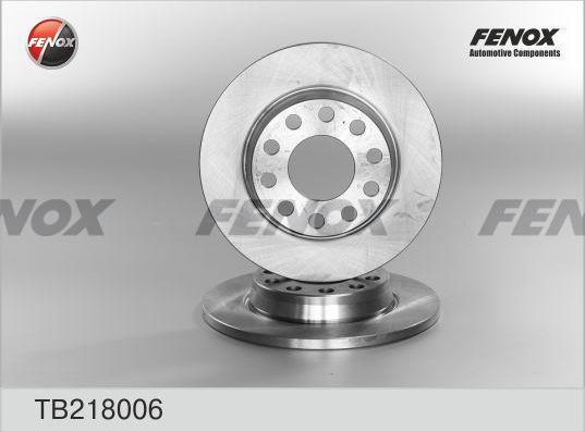 Тормозной диск Fenox задний для SEAT Exeo 2008-2013. Артикул TB218006