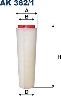 Воздушный фильтр Filtron. Артикул AK 362/1