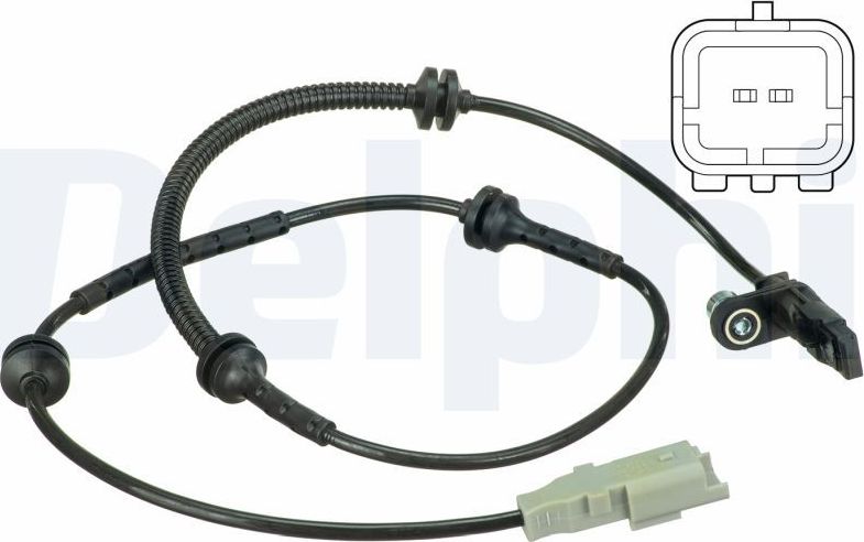 Датчик ABS Delphi. Артикул SS20549