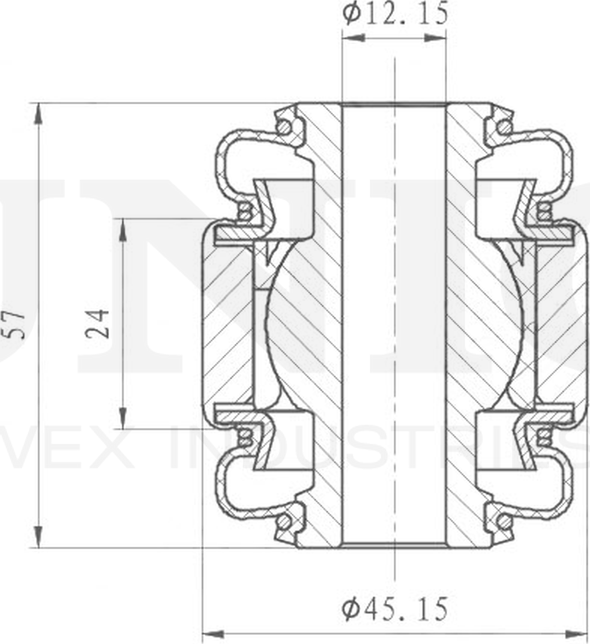 Сайлентблок рычага подвески (Unio). Артикул RMP-20594