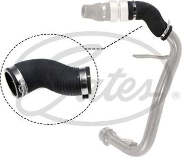 Патрубок интеркулера Gates для Citroen Jumper II 2006-2026. Артикул 09-0481