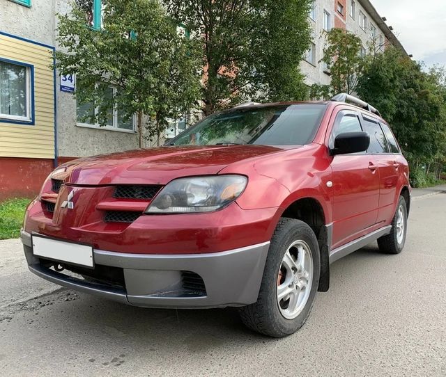 Дефлекторы Heko для окон Mitsubishi Outlander I 2003-2007. Артикул 23334