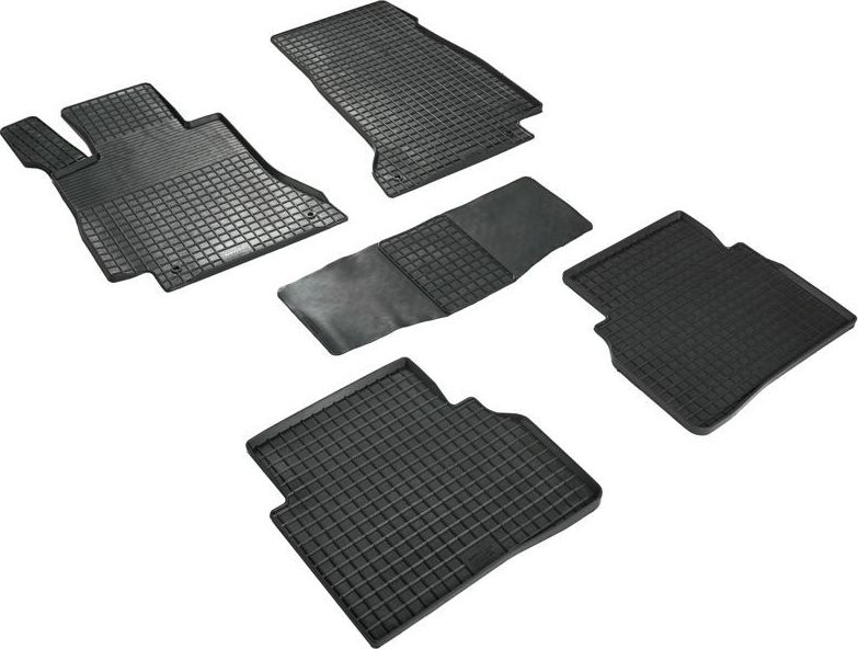 Коврики резиновые Seintex с узором сетка для салона Mercedes-Benz CLS-Класс C257 4MATIC 2018-2026. Артикул 94865