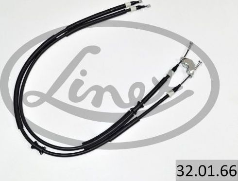 Трос ручника (тросик ручного тормоза) Linex. Артикул 32.01.66