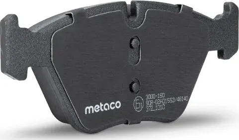 Колодки тормозные BMW 5 F10/F11 2.0-3.0 10- перед. (Metaco). Артикул 3000160