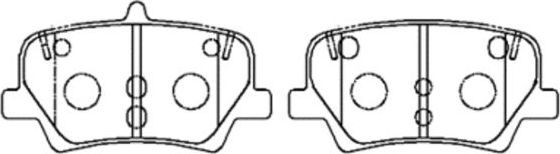 Тормозные колодки CTR. Артикул GK1541