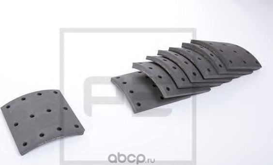 КОМПЛЕКТ ТОРМОЗНЫХ НАКЛАДОК, 410X200 X 18,1 / 8 / (PE). Артикул 08611900A