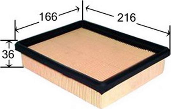 Воздушный фильтр JS Asakashi. Артикул A4501