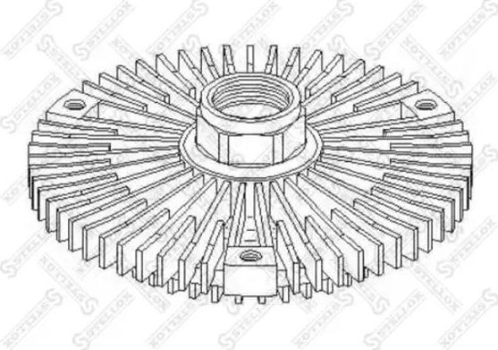 Муфта (вискомуфта) вентилятора Stellox для Mercedes-Benz M-Класс I (W163) 1998-2002. Артикул 30-00415-SX