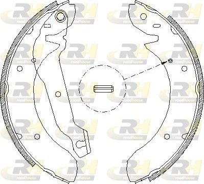 Тормозные колодки RoadHouse задние для Ford Granada II 1977-1985. Артикул 4055.00