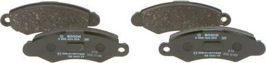 Тормозные колодки Bosch (Low-Metallic) передние для Suzuki Swift II 1996-2004. Артикул 0 986 424 804