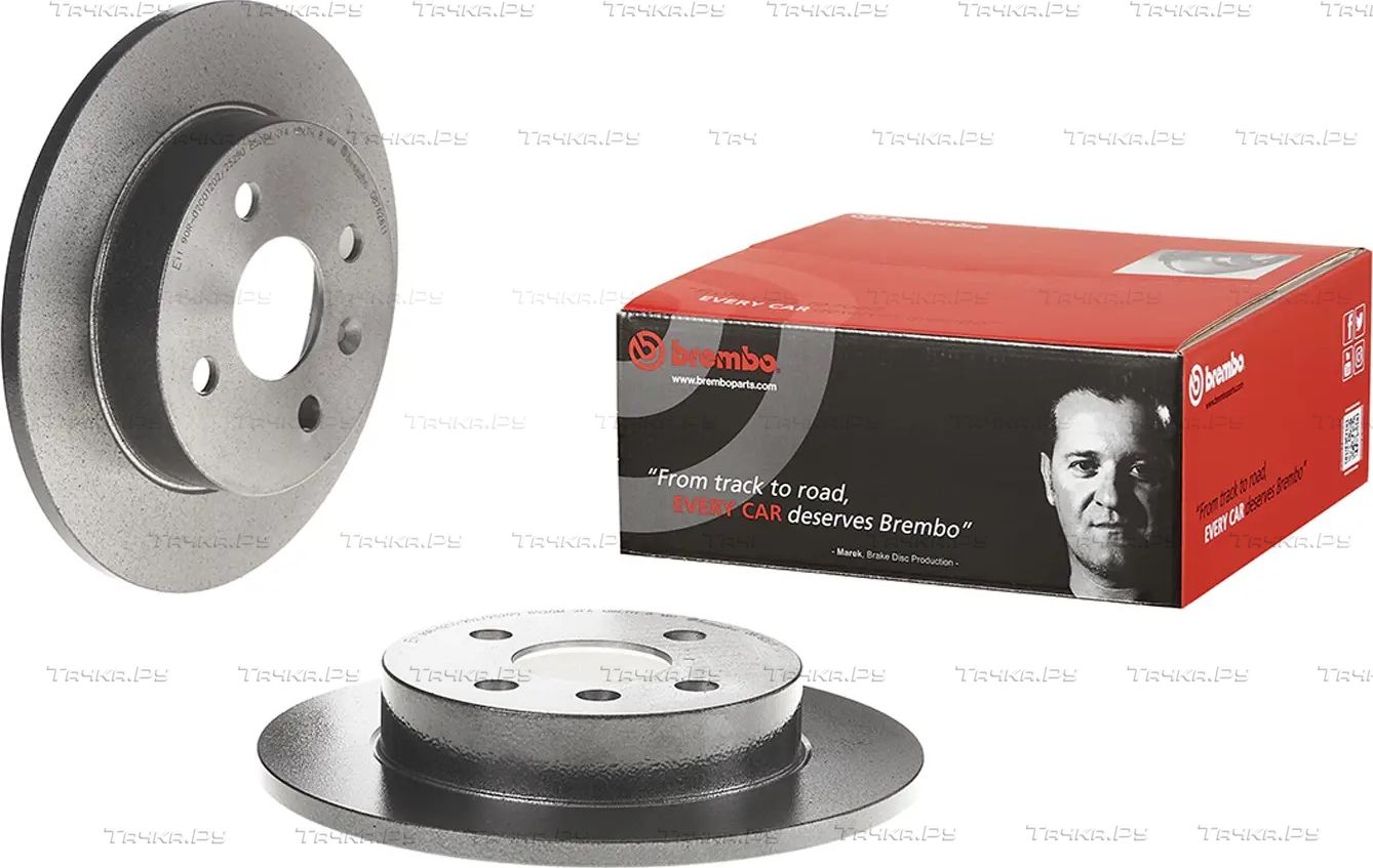 Тормозной диск Brembo UV Coated задний для Opel Meriva A 2003-2010. Артикул 08.7626.11