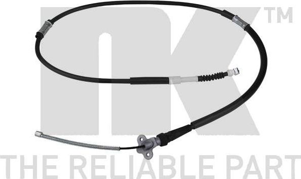 Трос ручника (тросик ручного тормоза) NK правый/левый для Toyota Corolla E110 1997-2002. Артикул 9045128