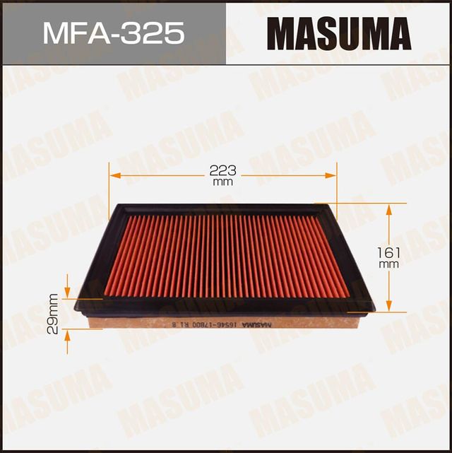 Воздушный фильтр Masuma. Артикул MFA-325