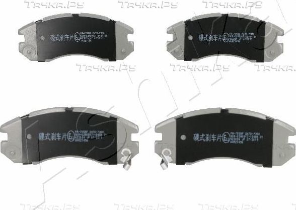 Тормозные колодки ASHIKA передние для Subaru Impreza I 1992-1998. Артикул 50-07-705