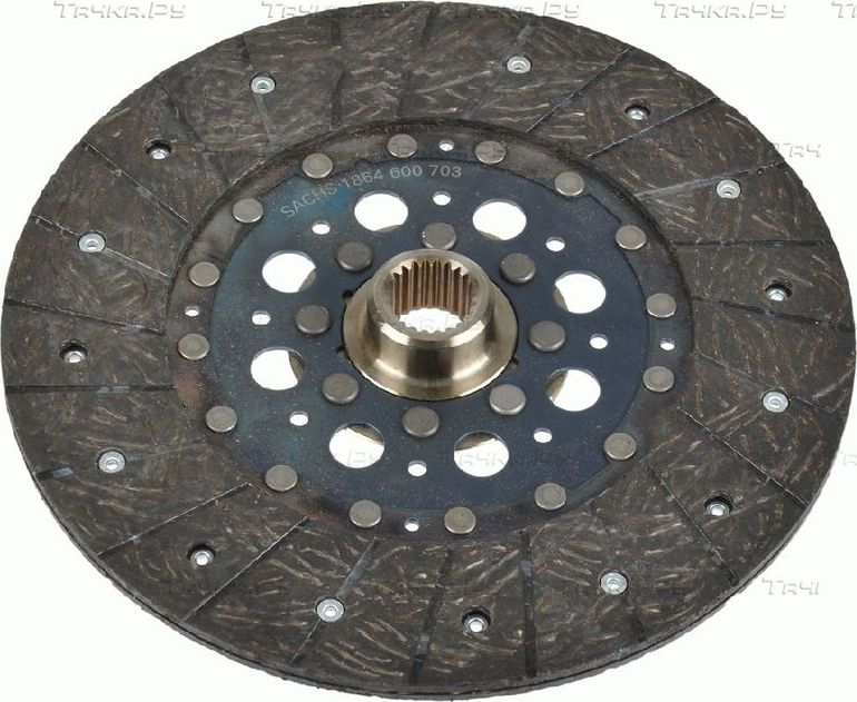 Диск сцепления SACHS для Hyundai Santa Fe III 2012-2018. Артикул 1864 600 703