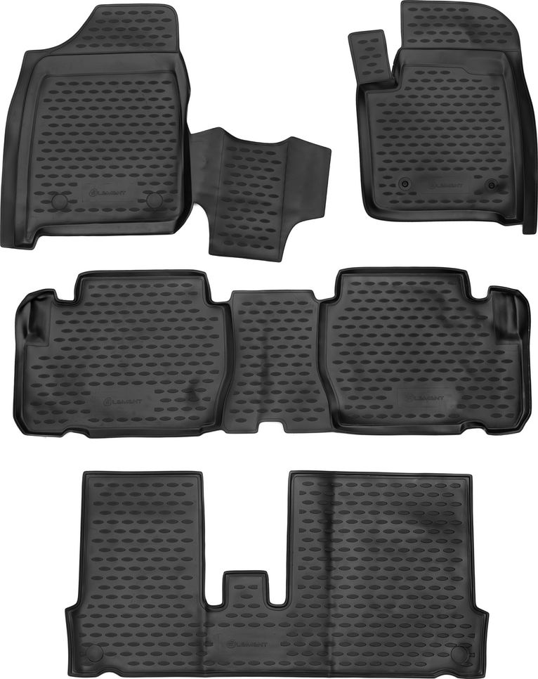 Коврики Element для салона Toyota Ipsum ACM 21W JDM (правый руль) 2001-2007 3 ряда. Артикул NLC.48.38.210k