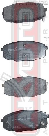 Тормозные колодки Akyoto Packing AKYOTO передние для Kia Ceed II 2012-2018. Артикул AKD-0373