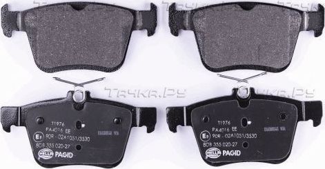 Тормозные колодки Hella задние для SEAT Leon III 2012-2026. Артикул 8DB 355 020-271