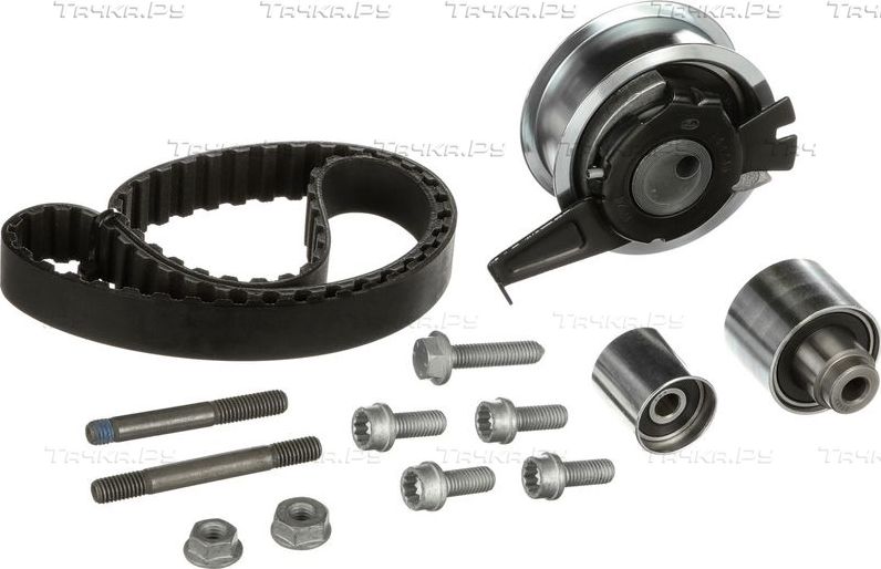 Ремень ГРМ с роликами (комплект) Gates PowerGrip™ для Volkswagen T-Roc I 2017-2020. Артикул K055678XS