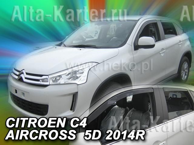 Дефлекторы Heko для окон Peugeot 4008 2012-2026. Артикул 12262