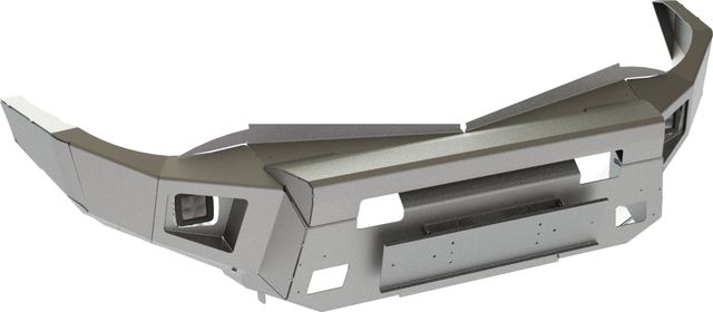 Бампер силовой STC тип Revo передний для Mitsubishi L200 IV 2006-2015 защитная дуга, птф. Артикул STC-ML200/06-BFR-C1-L1