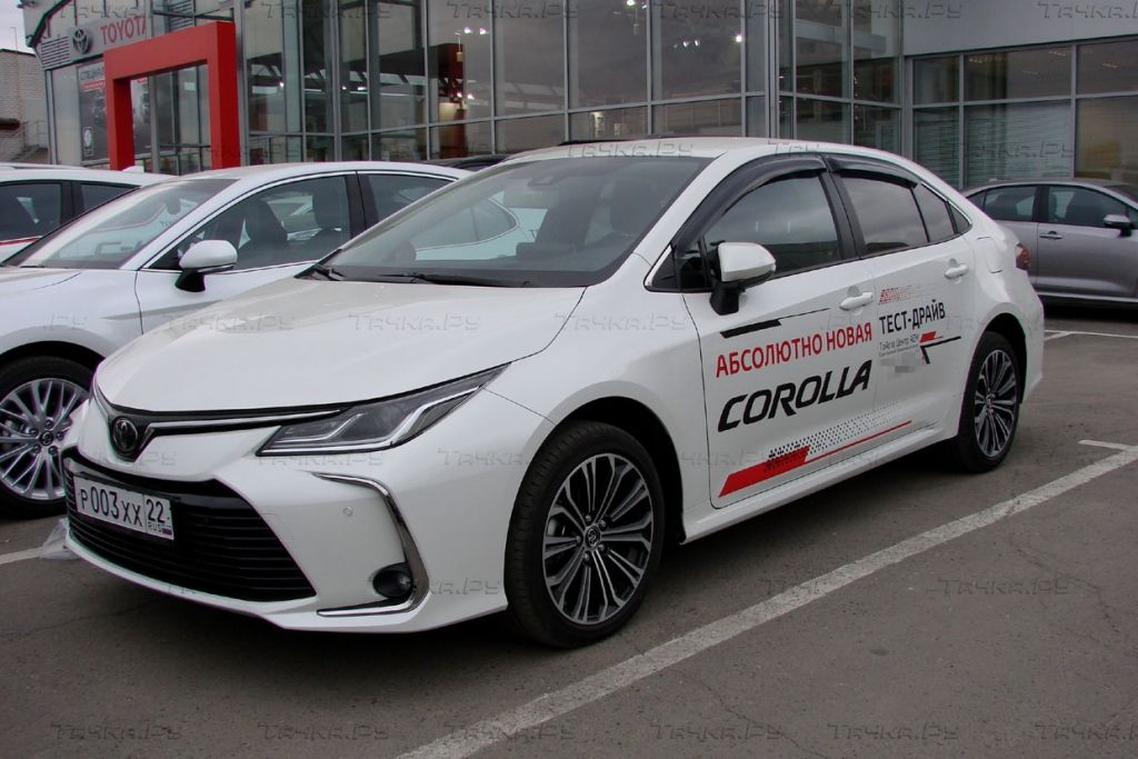 Дефлекторы SIM для окон Toyota Corolla E210 седан 2018-2026. Артикул STOCOR1832