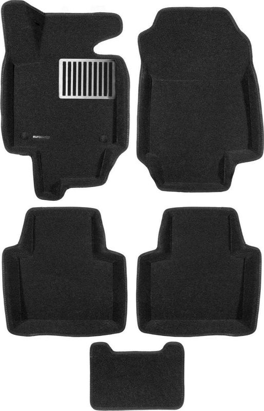 Коврики текстильные Euromat 3D Lux для салона Toyota RAV 4 V МКПП 2019-2026. Артикул EM3D-005135