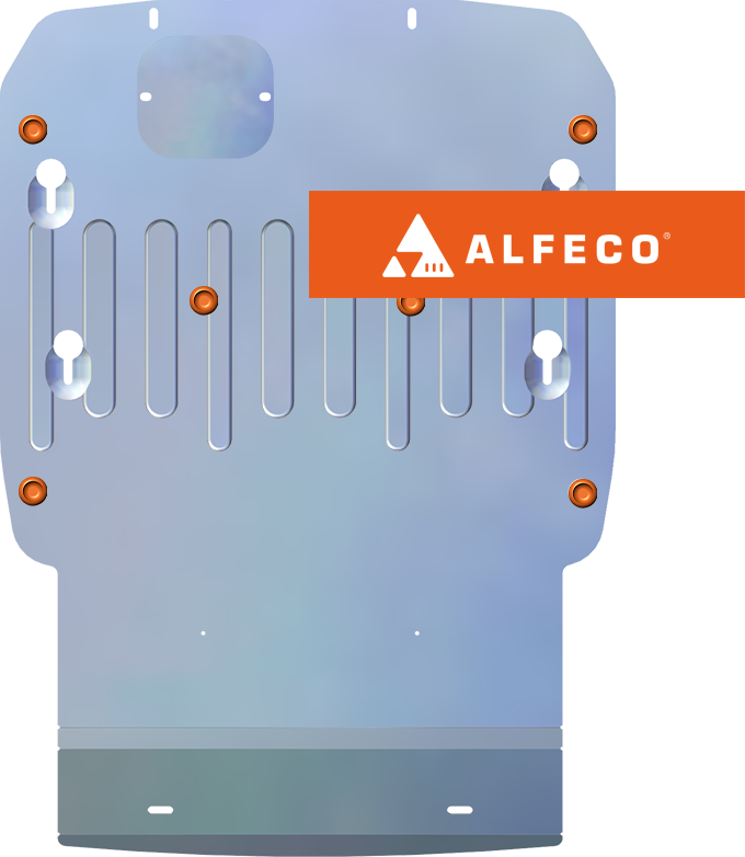 Защита алюминиевая "Alfeco" для картера BMW BMW X4 G02 2018-2026. Артикул ALF.34.26 AL4