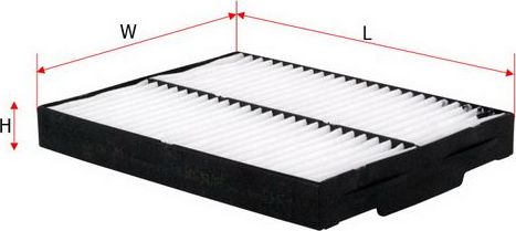 Салонный фильтр Sakura. Артикул CA-1401