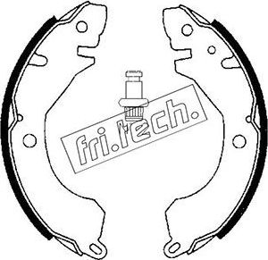 Тормозные колодки fri.tech.. Артикул 1064.157