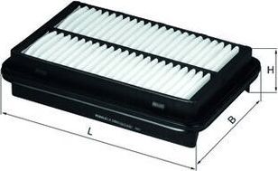 Воздушный фильтр Mahle-Knecht. Артикул LX 2863