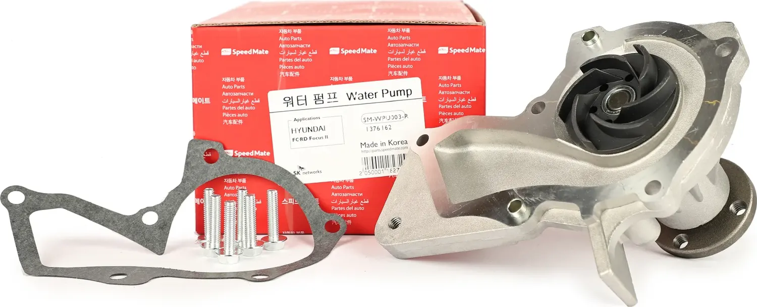 Помпа FORD (FOCUS III) (2011-)(1,6 EcoBoost),(1,6Ti),(FOCUS II)(2005-2011) (1.4, (Speedmate) Speedmate. Артикул SMWPU003