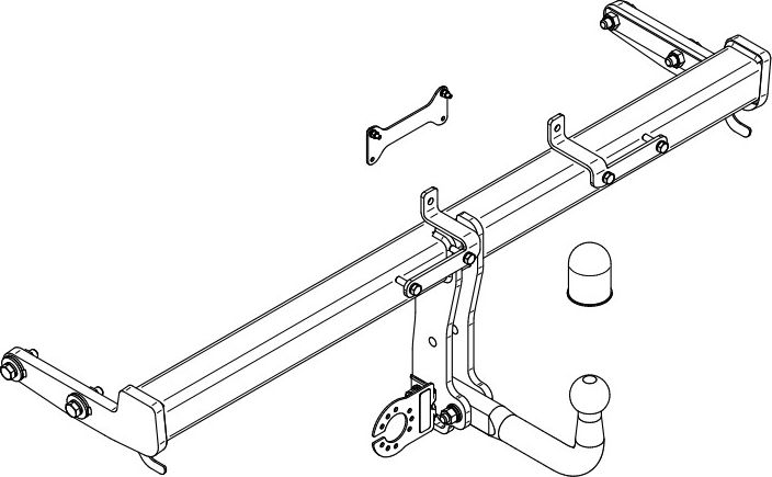 Фаркоп Steinhof для Hyundai Tucson IV 2wd/4wd, вкл. гибрид (европейская сборка) 2020-2026. Артикул H-286