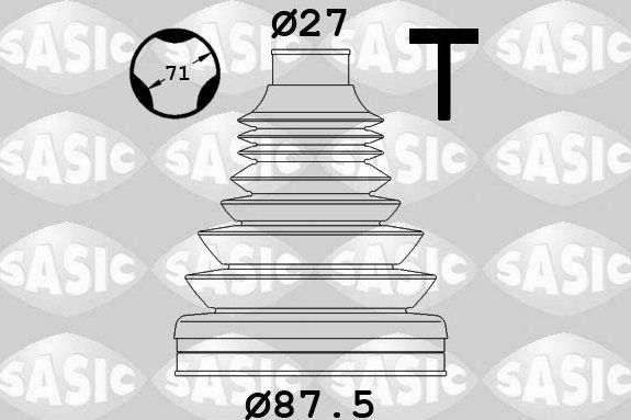 Пыльник ШРУСа внтуренний/наружный Sasic (термопласт). Артикул 1906131