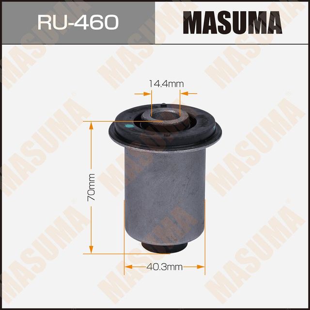 Сайлентблок переднего рычага подвески Masuma. Артикул RU-460